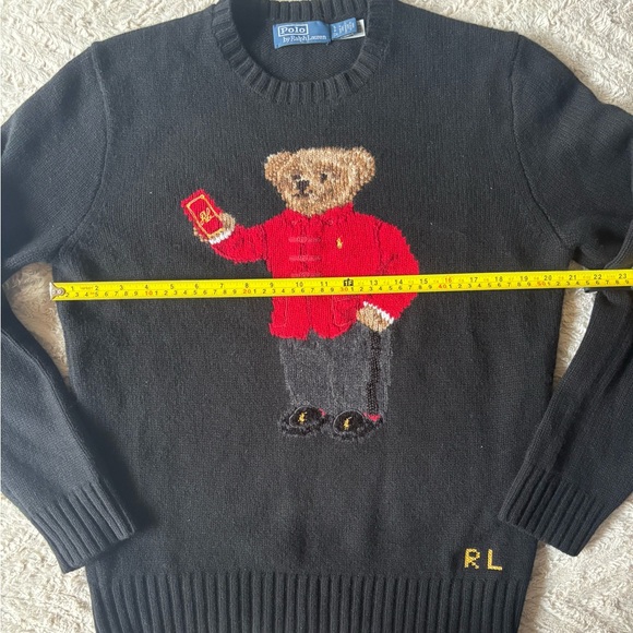 Polo Ralph Lauren Bear Knit Lunar New Year Polo Bear Sweater S - Picture 3 of 6